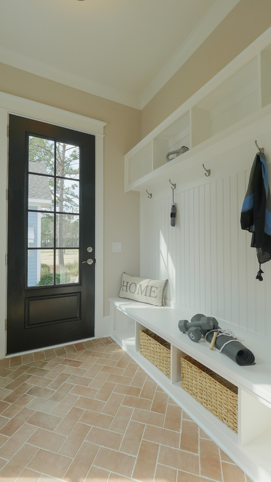 Inspiration for a beach style laundry room in Charleston.