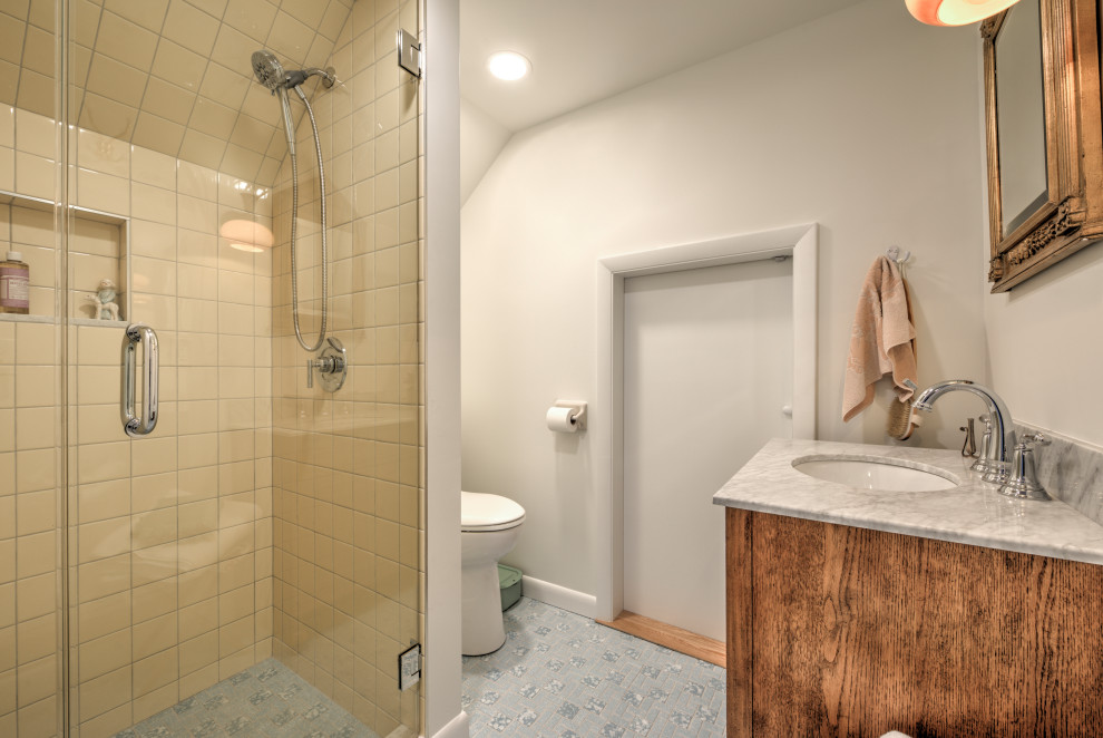 Yellow Shower Bathroom - Greenfield MA
