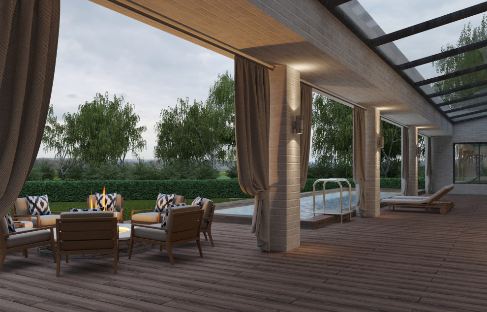 Дом с видом на лунку