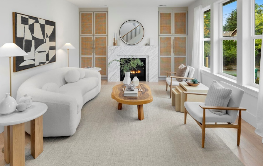 Home design - transitional home design idea in Seattle