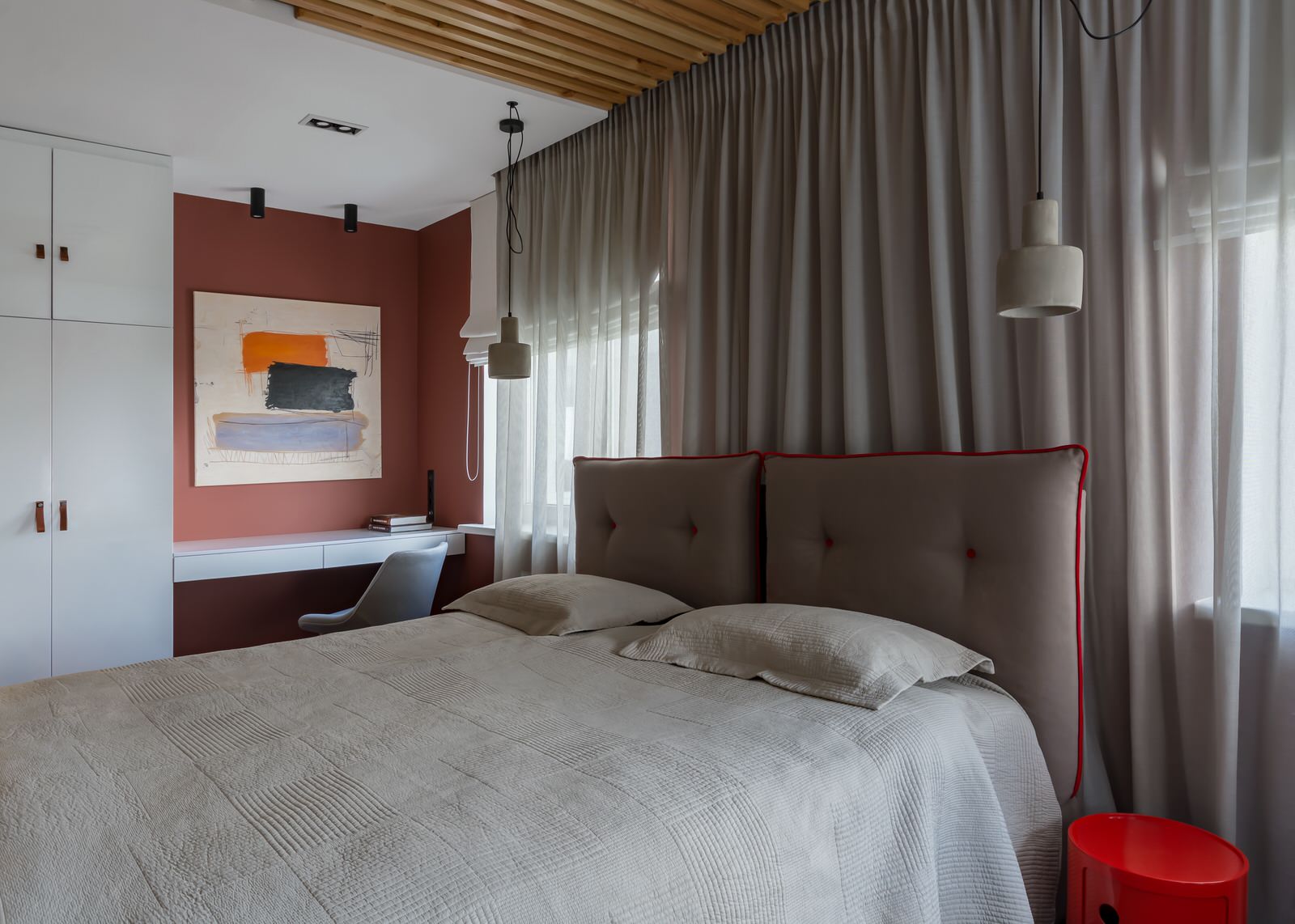 Интерьер в стиле "Яркий лофт"