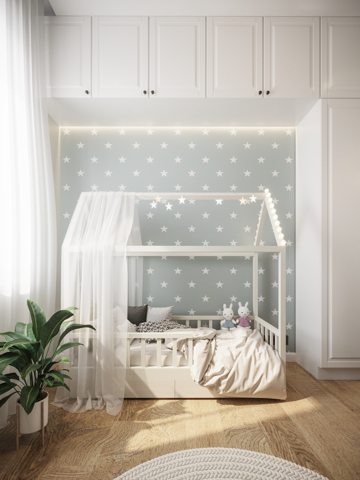 Двухкомнатная квартира 55 м.кв.