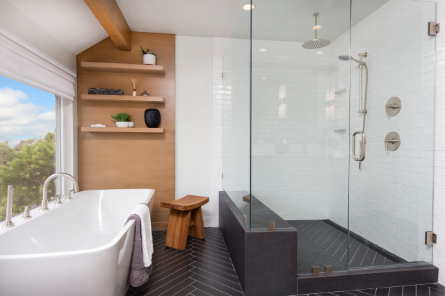 Clean Lines contemporary-bathroom