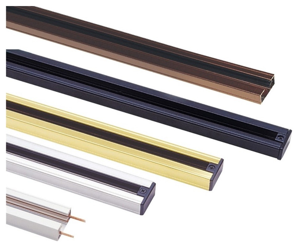 8 Feet Metal 3 Wire Track Lighting Extension Rod White Track Lighting