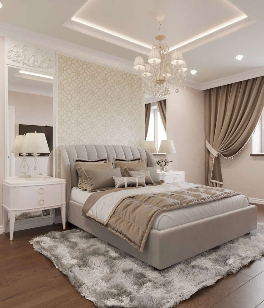 Дизайн однокомнатной квартиры в стиле современная классика