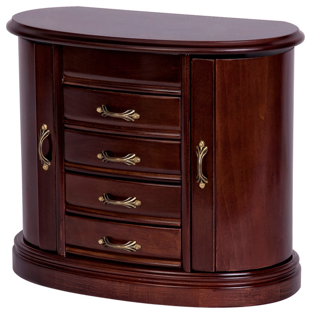 Mele Co Heloise Wooden Jewelry Box Traditional