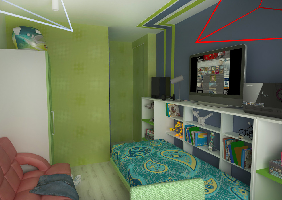 Современная функциональная квартира для семьи с тремя детьми