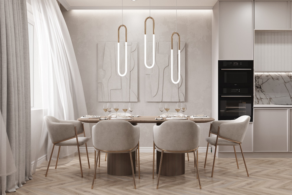 Проект интерьера кухни-гостиной