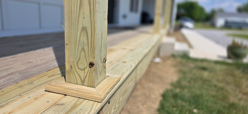 Porch Fix and Deck Build