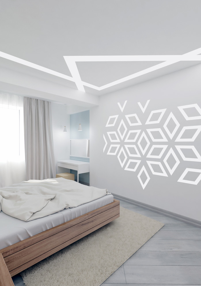 Гостинная и спальня в современном стиле