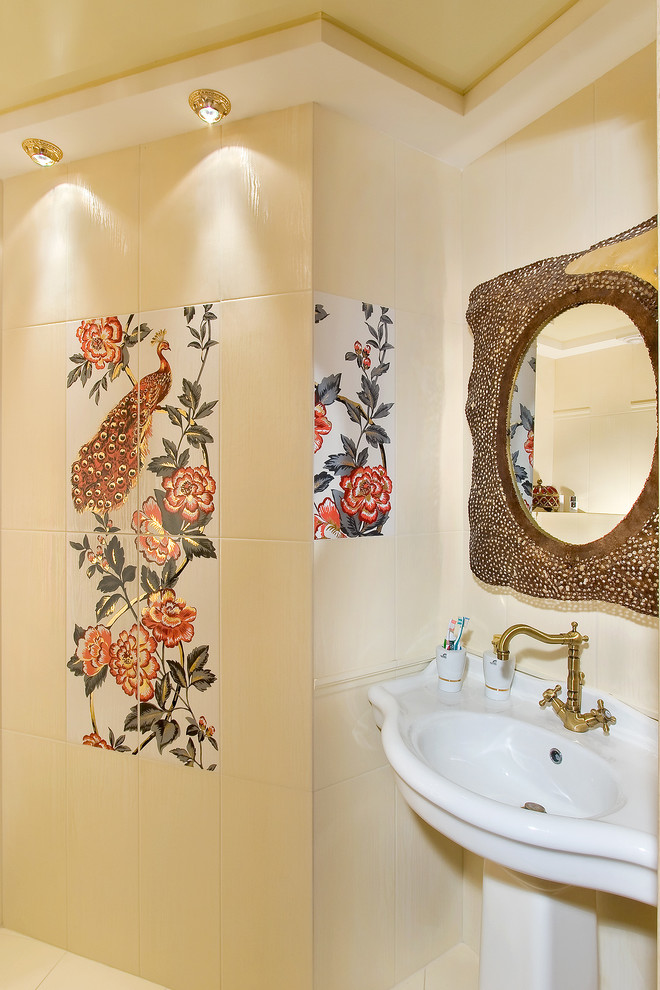 Интерьер коттеджа в ярких тонах