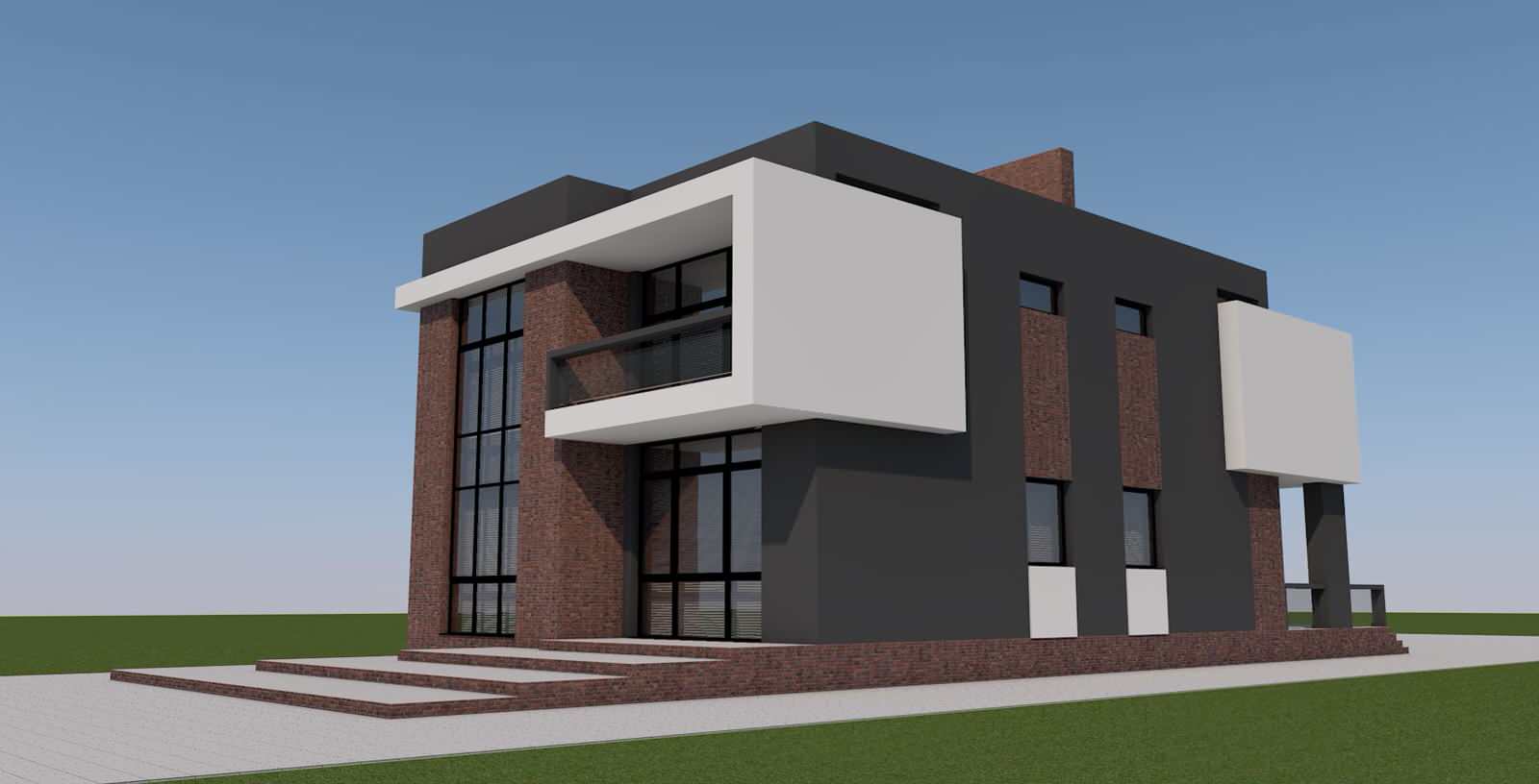 Архитектура дома в стиле Хай-тек