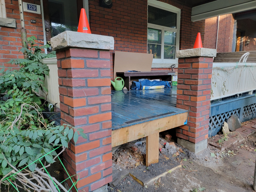 Annex Column Rebuild & Repointing