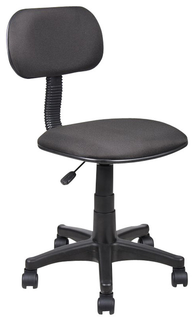 Boss Office Products Adjustable Steno Task Office Chair in Black