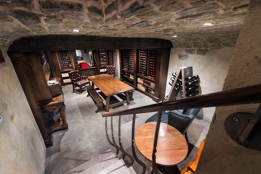 Contemporary wine cellar in Perth.
