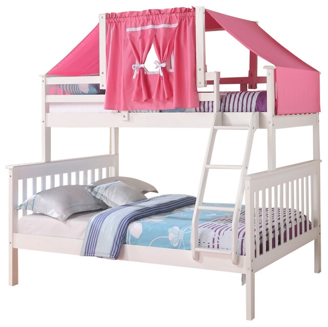 girl bunk beds twin over full