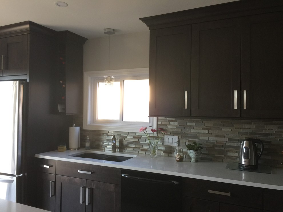 Transitional home design photo in Toronto