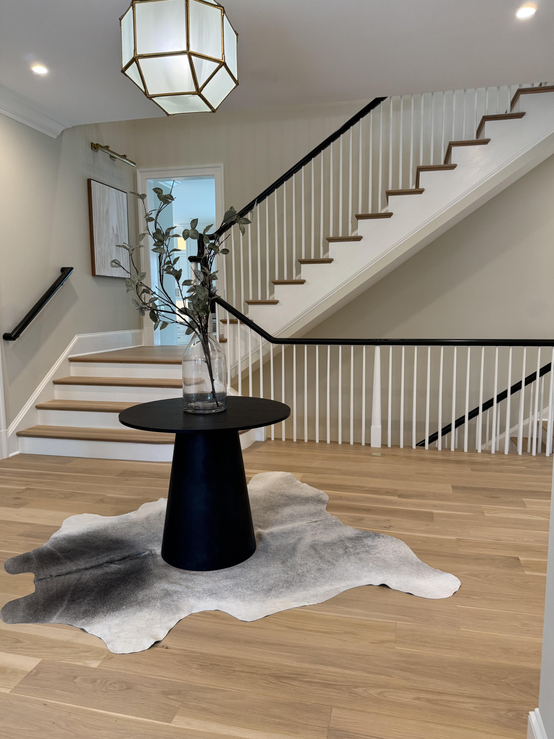138_Elegant Double Bullnose Entry Stair, Bethesda, MD 20814