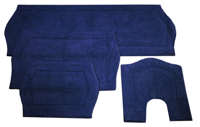 Waterford 4-Piece Bath Rug Set - Contemporary - Bath Mats - by Home ...