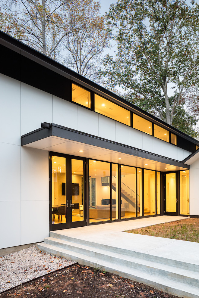 Modern home design in Raleigh.