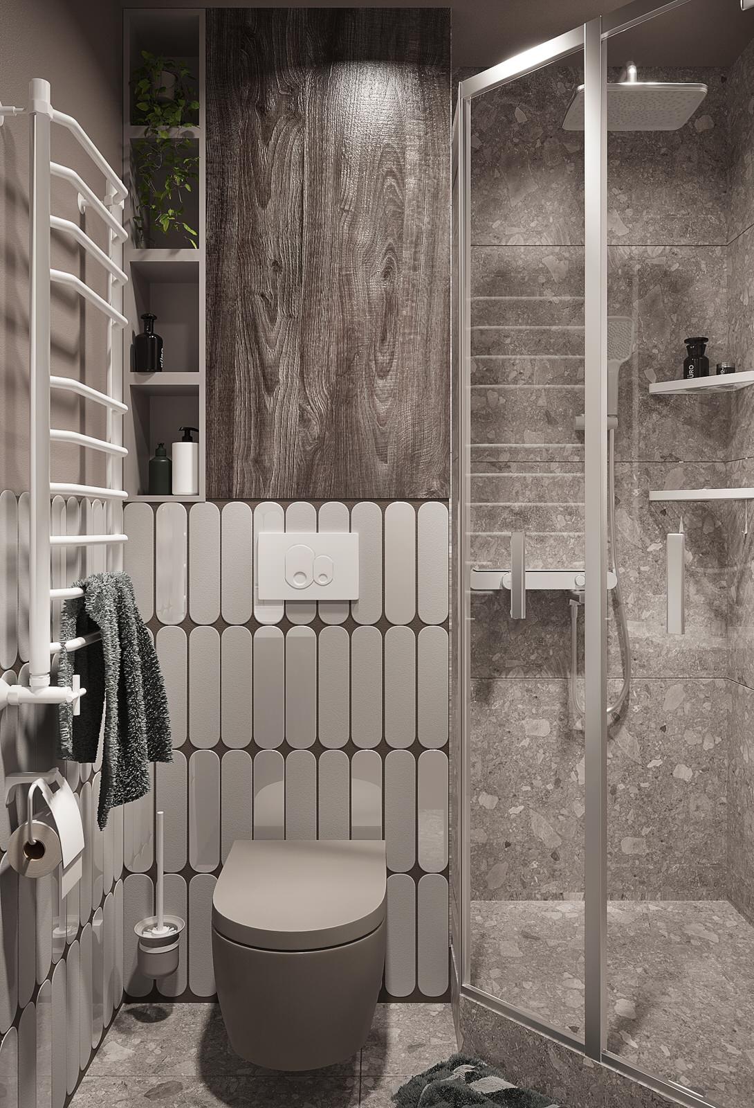 Проект студии 14 кв.м.