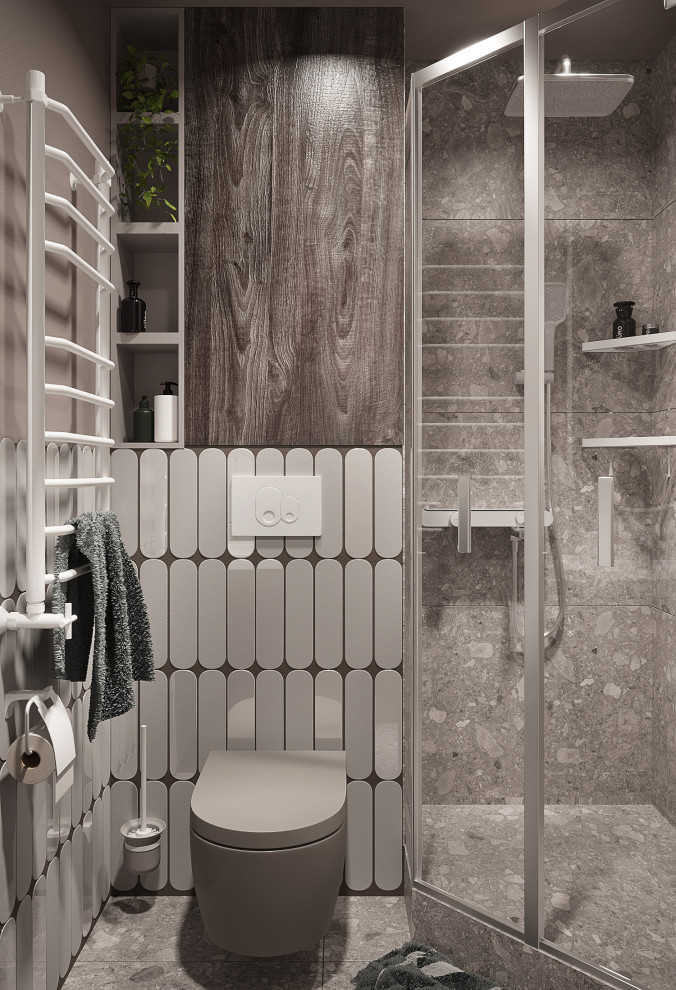 Проект студии 14 кв.м.