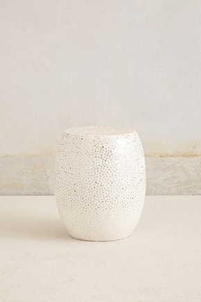 Crushed Eggshell Side Table