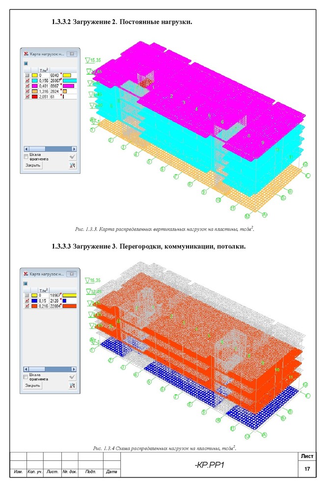 Расчет несущий конструкций гостиничного комплекса в г.Новороссийск