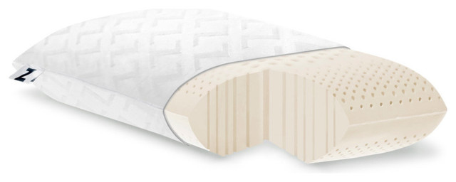 Z Zoned Memory Foam Pillow With Velour Removeable Cover