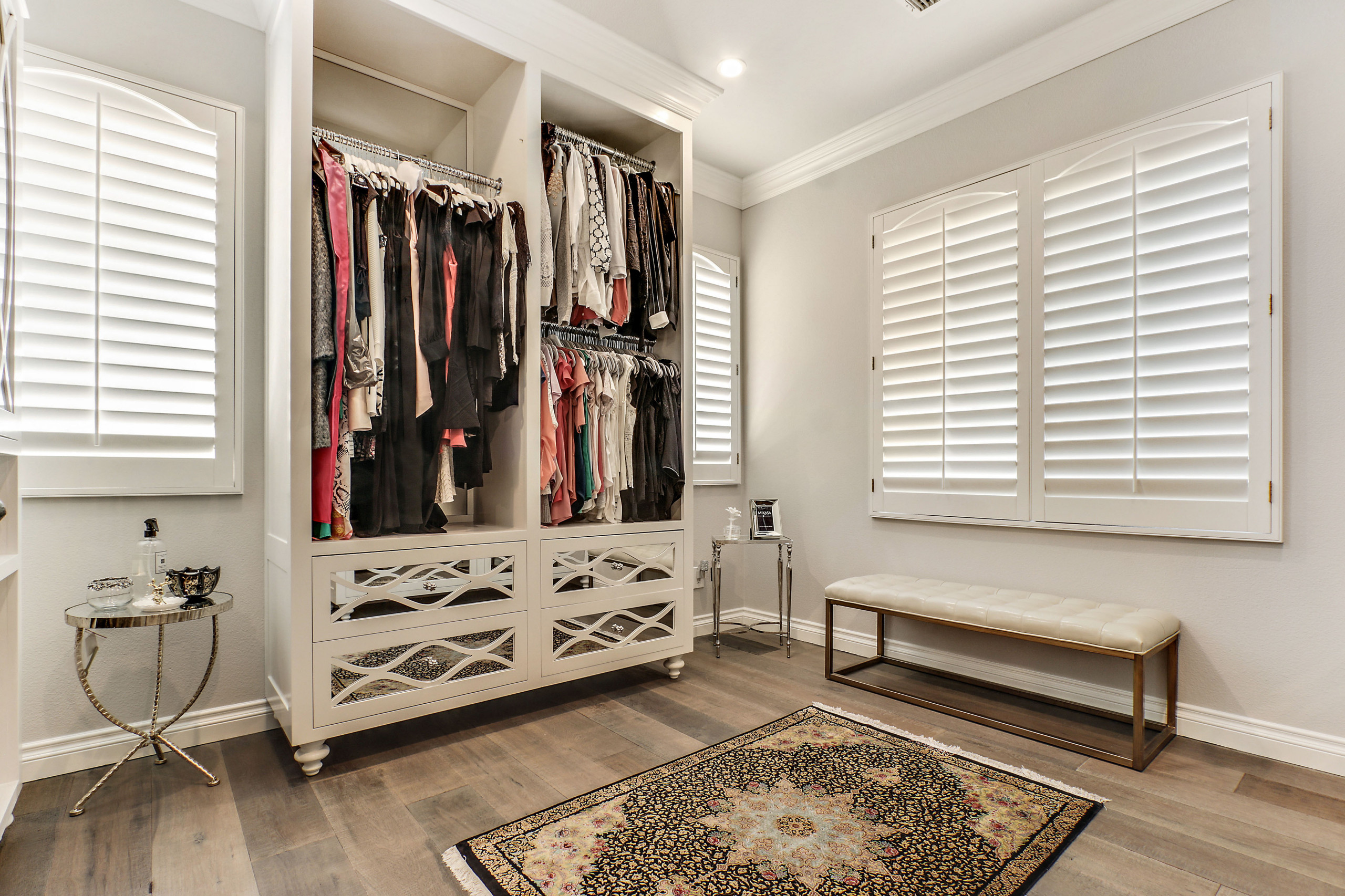 Ebony and Ivory Dream Custom Built Closets