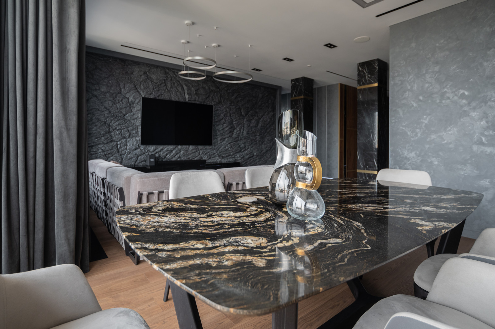 Пентхаус (современный) - гостиная