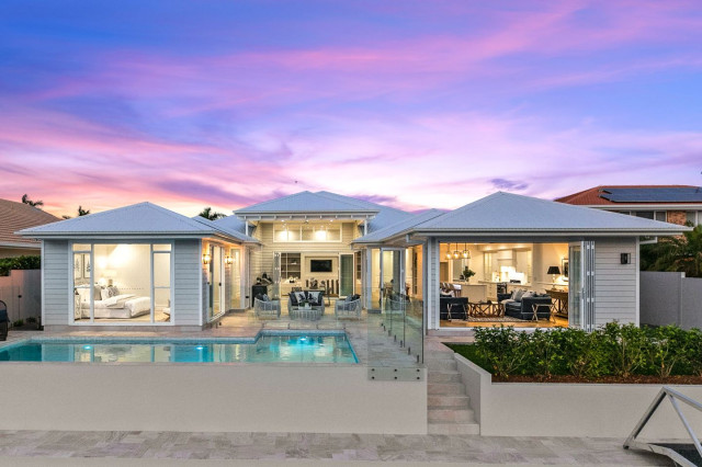 Hampton style waterfront home design coastal-house-exterior