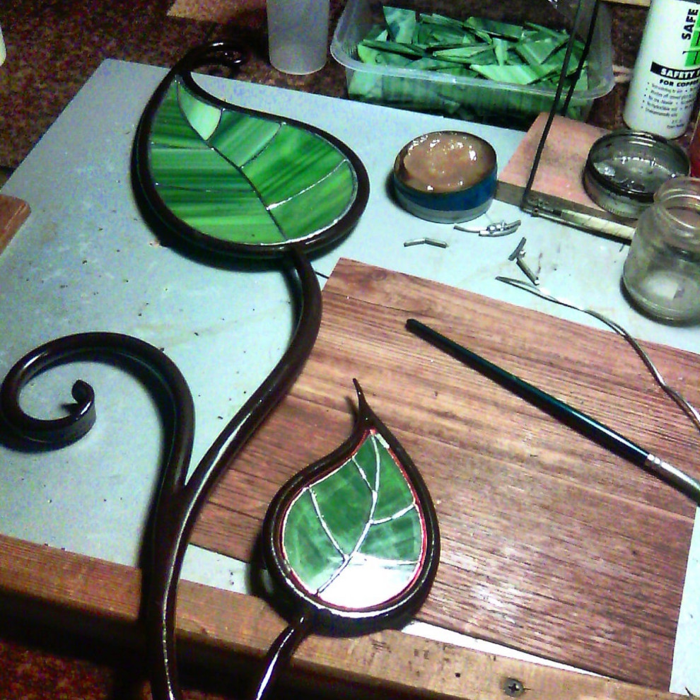 Ковка+витраж