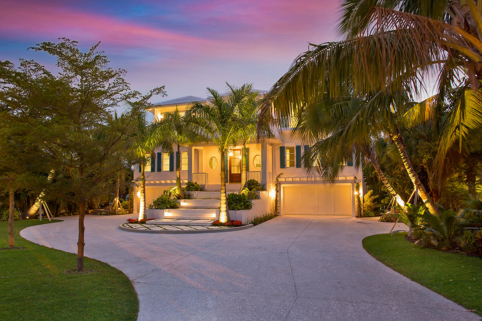 Beach style exterior in Tampa.