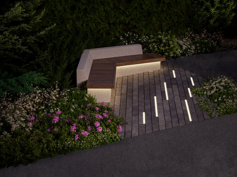 Городской современный сад