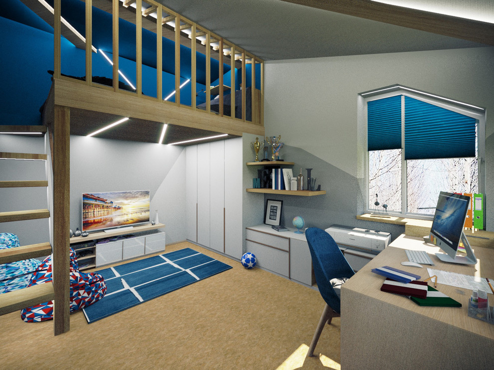 Комната для мальчика 14 лет