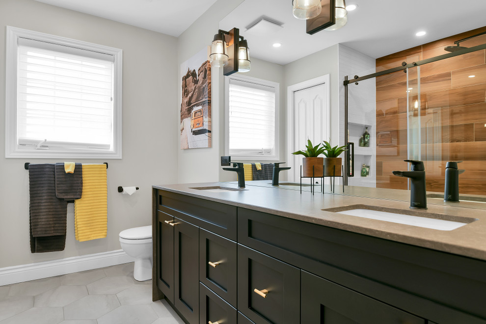 RUSTIC MODERN BATHROOM