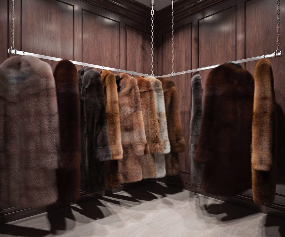 Дизайн-проект шубной комнаты от  «Strekoza Design»