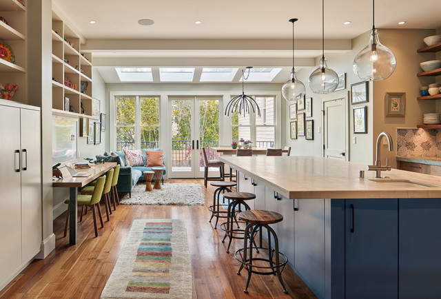 Noe Valley Townhouse transitional-kitchen