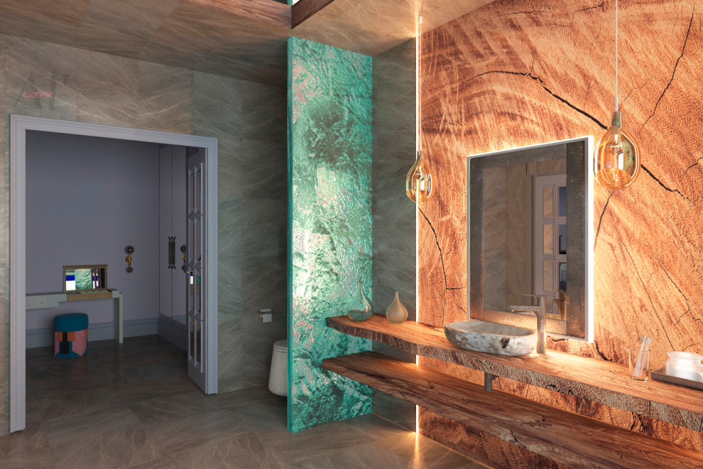 Квартира с панорамой 200 кв.м. (дипломный проект на основе реального объекта)