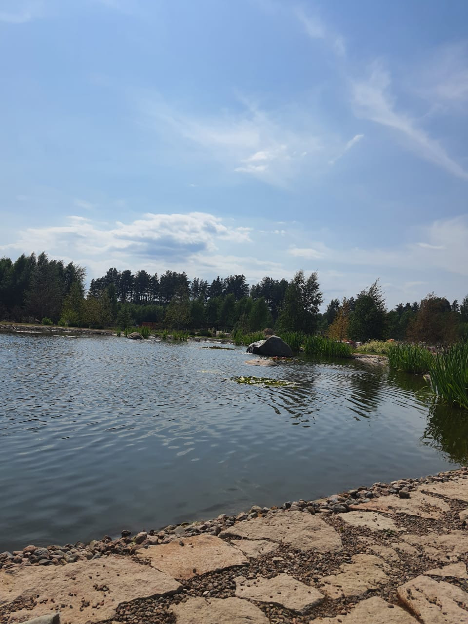 Декоративный водоём в п. Репино (Лен. обл.)