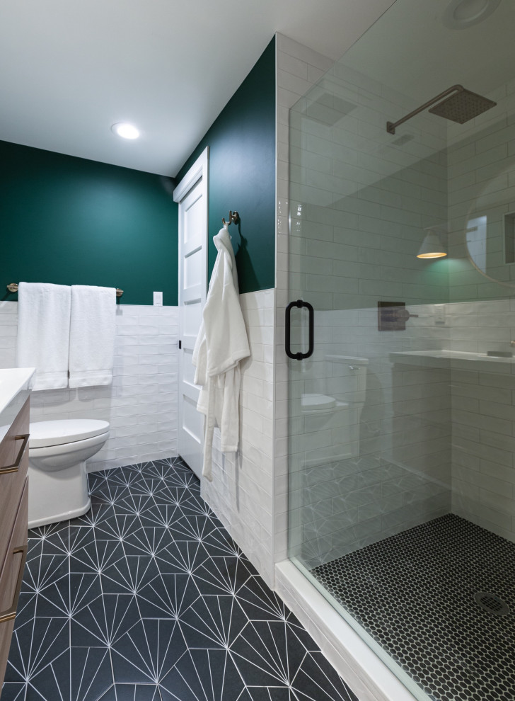 Tiprigan Master Bath | Littleton, CO | Art Deco Contemporary Renovation