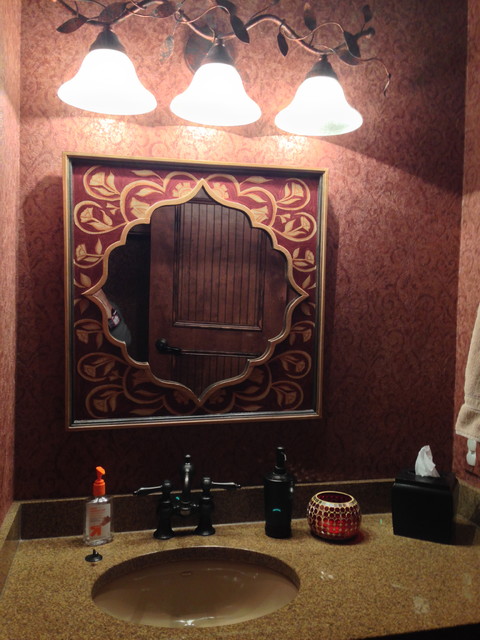 Bath remodel transitional