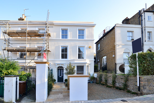 Grove Lane contemporain-facade