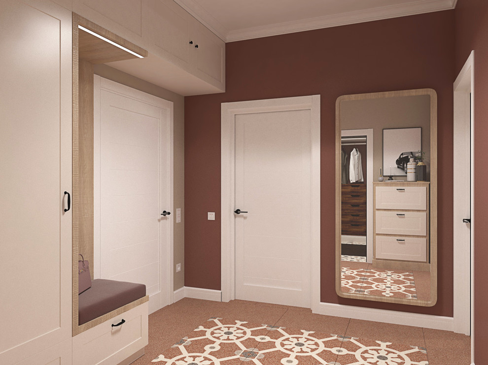 Яркая прихожая (+ гардеробная)