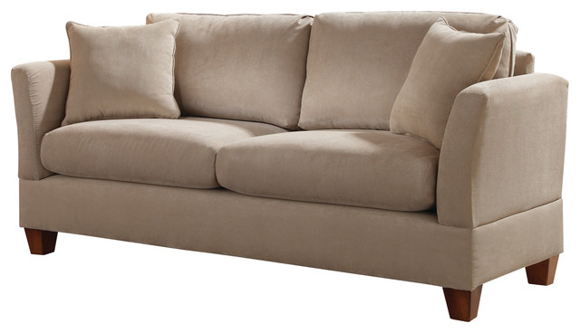 Lorelei 74 Solid Oak Frame Quick Embly Sofa Lava