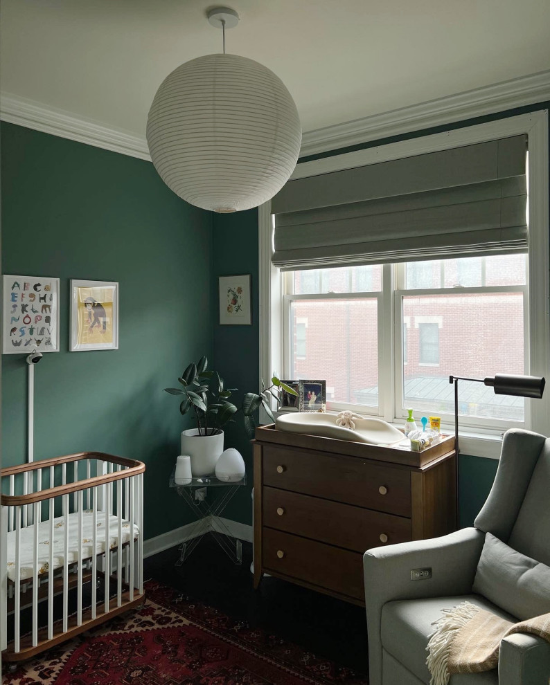 Nursery - contemporary nursery idea in Chicago