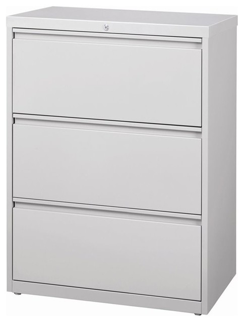 Hirsh Hl8000 Series 36 Wide 3 Drawer Lateral File Cabinet In