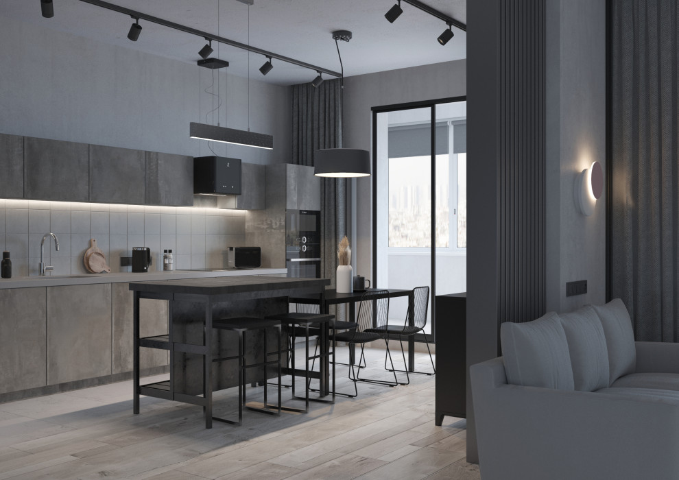 Проект для семьи из 4х человек, общая площадь 144 кв.м.