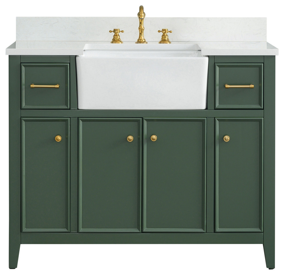 Casey 42" Bathroom Vanity Transitional Bathroom Vanities And Sink